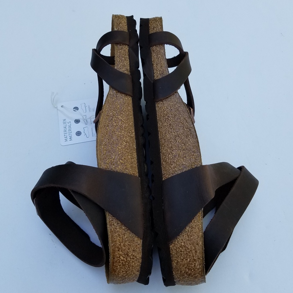 New Birkenstock Yara Habana Leather Sandals - Picture 4 of 7